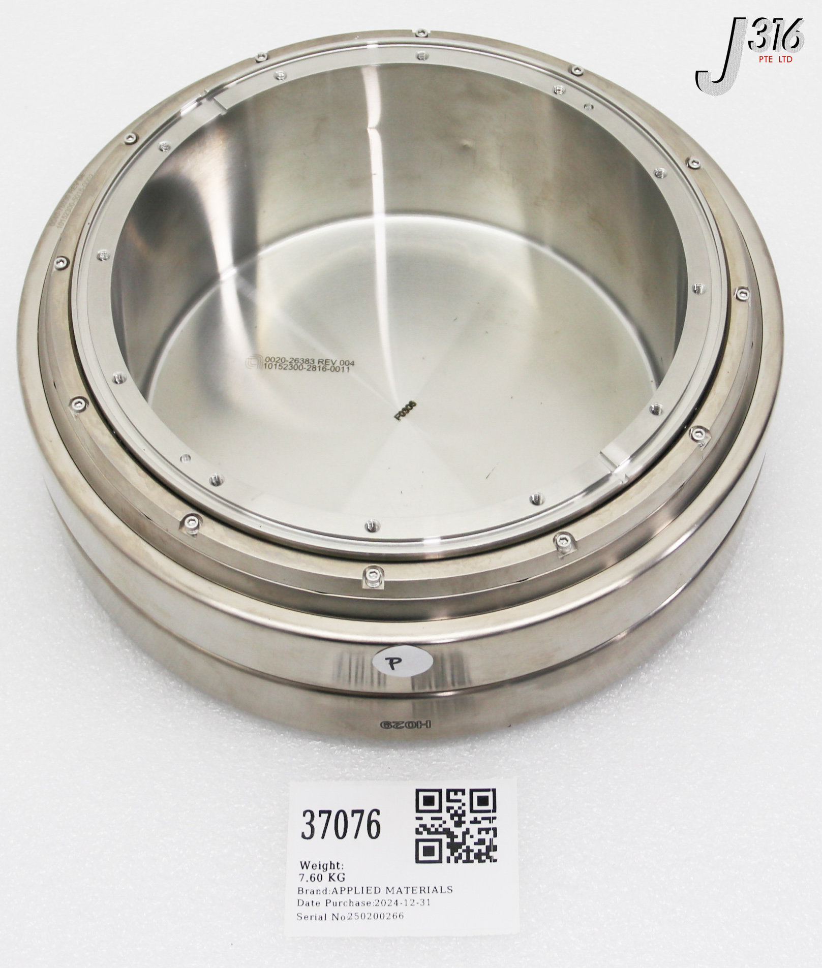 37076 APPLIED MATERIALS SOUP BOWL DUAL ROBOT 0040-13314, 0040